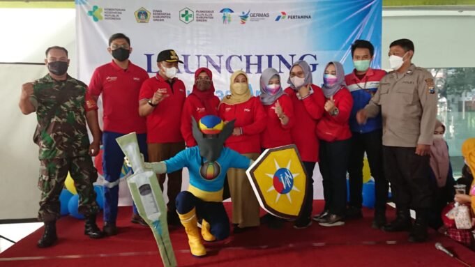 Bulan Imunisasi Anak Nasional 2022 Resmi Dilaunching Dinkes Gresik