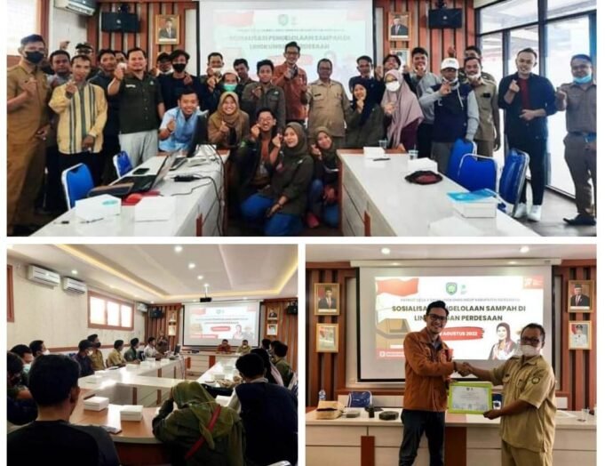 DLH Kabupaten Indramayu Gelar Sosialisasi Pengelolaan Sampah di Lingkungan Perdesaan