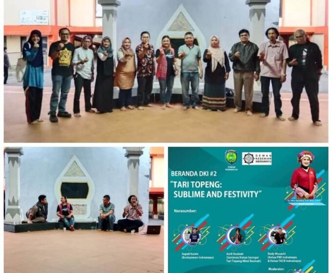 Dewan Kesenian Indramayu Gelar Sarasehan Budaya, Tari Topeng Sublime and festivity