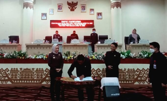 DPRD TUBA Selenggarakan Paripurna Tentang RKUA dan PPAS serta Perubahan APBD TA 2022