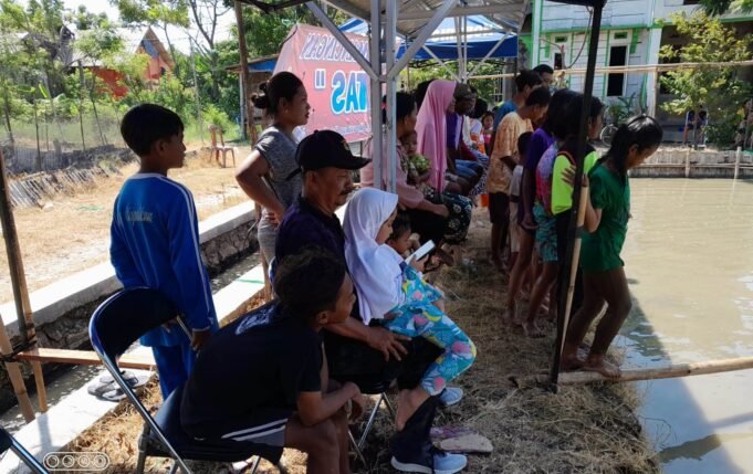 Meriahkan HUT RI Ke 77, H. Asdullah Kadishub Gelar Lomba Mancing dan Lintas Empang Buat Warga
