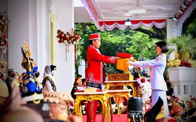 Upacara HUT Proklamasi Kemerdekaan RI Ke 77 Tahun 2022 di Istana Merdeka Berlangsung Penuh Khidmat dan Lancar