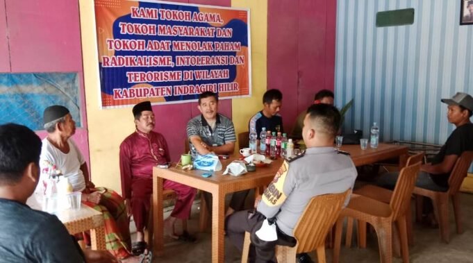 Direktorat Intelkam Riau Sambangi Tokoh Masyarakat Inhil