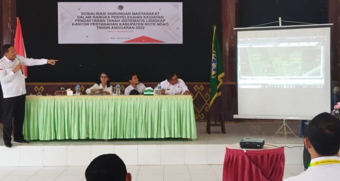 ATR/BPN Rote Ndao Gelar Sosialisasi Pendaftaran Tanah Sistematis Lengkap