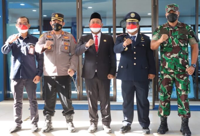 Kapolres Gresik Hadiri Peringatan Hari Perhubungan ke 52 di Pelabuhan