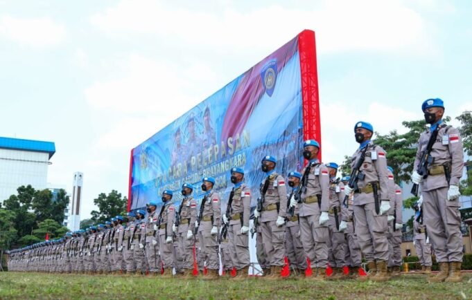 Kapolri Piimpin Upacara Pelepasan Pasukan Perdamaian PBB, Pedomani Tribrata dan Catur Prasetya