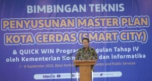 Pj Wako Tebing Tinggi Tutup Bintek Smart City, Dua Program Unggulan Diusulkan Ke Kementrian Kominfo