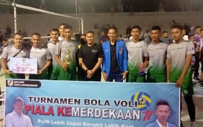 Turnamen Voli Piala KNPI Lhokseumawe Tanpa Dukungan Pemerintah Kota Lhokseumawe