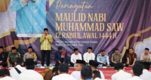 Peringati Maulid Nabi Muhammad SAW 1444 H, Pj. Wali Kota Tebing Tinggi Ajak Umat Islam Bersatu Melalui Ajaran Rasulullah