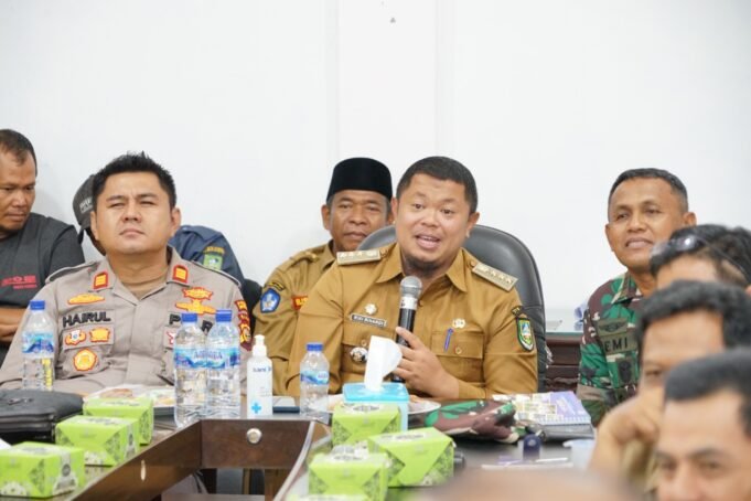 Kadisdik Bengkalis Gelar Rapat Persiapan HUT PGRI ke 77 Tingkat Provinsi Riau di Kecamatan Mandau