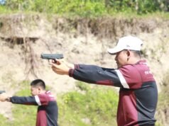 Kapolres Lhokseumawe Pimpin Kegiatan Pelatihan Kemampuan Menembak Personel