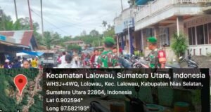 Pererat Hubungan Kedekatan dan Komunikasi Dengan Warga, Koramil 10/Lolowau Gelar Operasi Yustisi Penegakan Disiplin Masyarakat