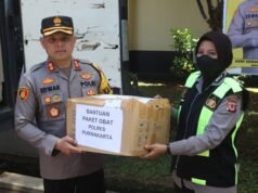 Peduli Bencana Gempa Cianjur, Polres Purwakarta Kirim Bantuan Kemanusiaan