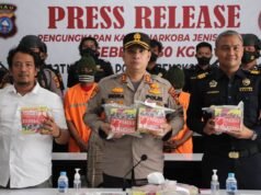 Polres Bengkalis Ringkus Pelaku Narkotika Jenis Shabu Seberat 30 Kg