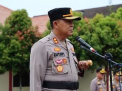 Polres Nias Gelar Apel Pergeseran Pasukan PAM TPS Pilkades di Wilayah Kabupaten Nias