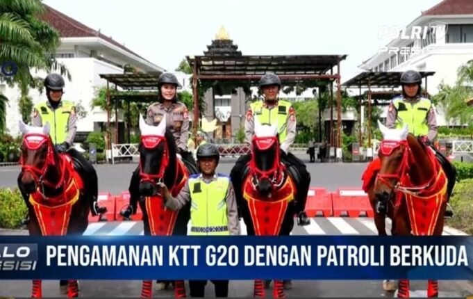 Upaya Memaksimalkan Pengamanan KTT G20 di Bali, Polri Terjunkan Patroli Berkuda