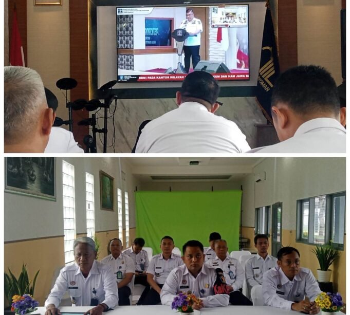 Lapas Indramayu Ikuti Undangan Gerbang Transisi Secara Virtual