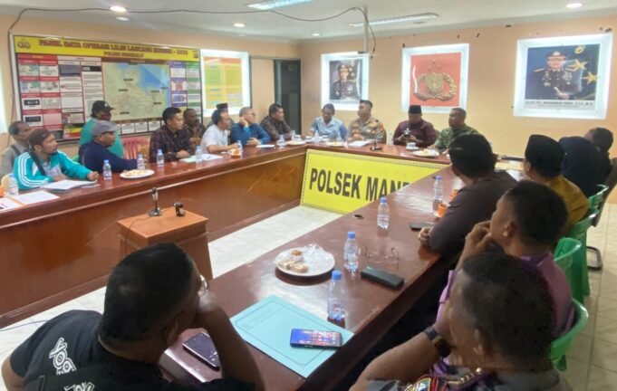 Pimpinan Forkopimcam Mandau Mediasi Pertikaian Masyarakat Dengan PT GMS
