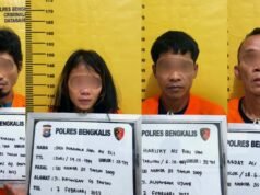 Empat Orang Pelaku Narkoba Diamankan Polisi di Duri