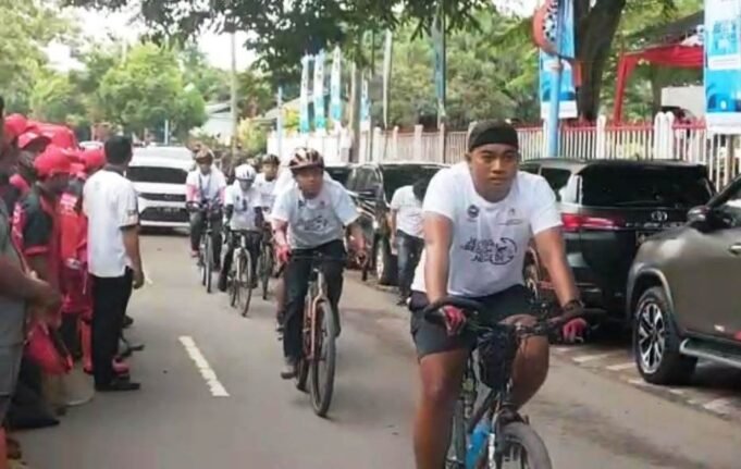 Indramayu Disinggahi Tim Sepeda Jelajah Negeri HPSN 2023