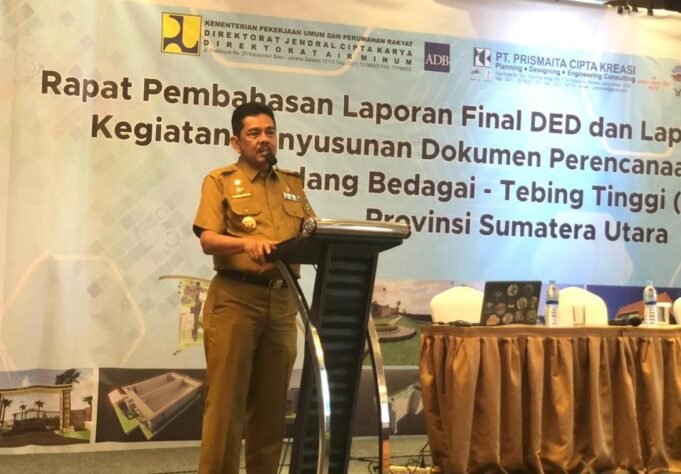 Pj. Wali Kota Tebing Tinggi Hadiri Rapat Pembahasan Laporan Final Ded dan Safeguard SPAM Regional Serdang Bedagai – Tebing Tinggi