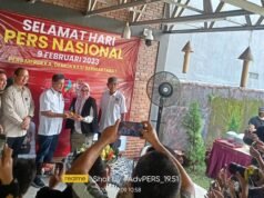 Teruslah Berkarya Bersama Membangun Kota Cirebon, Wakil Walikota Cirebon Hj. Eti Herawati Dalam Acara Hari Pers Nasional PWI Kota Cirebon