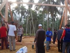 Alhamdulillah Dengan Izin ALLAH Masyarakat Gampong Buket Semangat Gotong Royong Membangun Mesjid