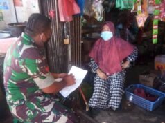 Antisipasi Jelang Bulan Suci Ramadhan, Babinsa Koramil 22/Blng Mangat Cek Harga Sembako