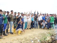 Camat Mandau Laksanakan Gotong Royong Menyambut Bulan Suci Ramadhan 1444H/2023M