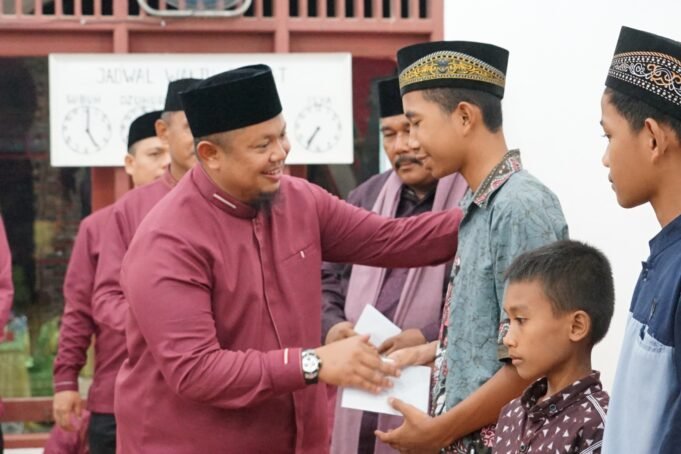 Camat Mandau Lakukan Kegiatan Safari Ramadhan 1444 H di Desa Bathin Betuah