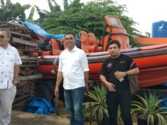 Lobi Bupati Halsel BPBD Halmahera Selatan Dapatkan Bantuan satu Unit Speed Operasional dari BNPB RI