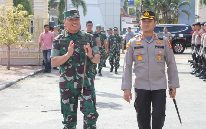 Tingkatkan Sinergitas dan Kekompakan Danrem kembali Kunjungi Polres Bengkalis