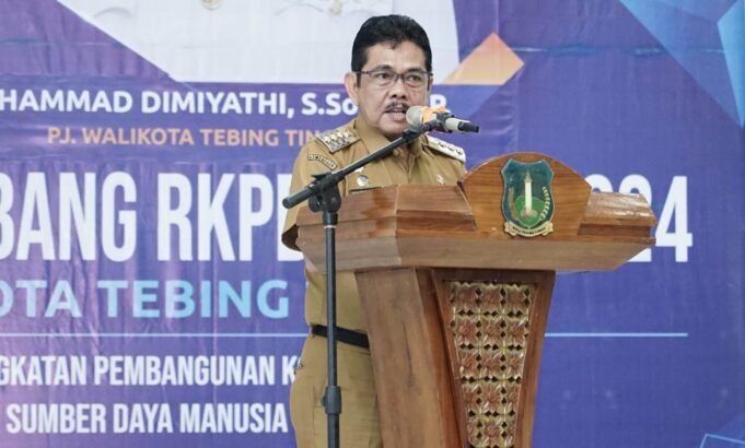 Pembukaan Musrenbang RKPD Tahun 2024 Kota Tebing Tinggi, Pj. Wali Kota Harap Isu Lokal Dapat Dipadukan Dengan Program Prioritas