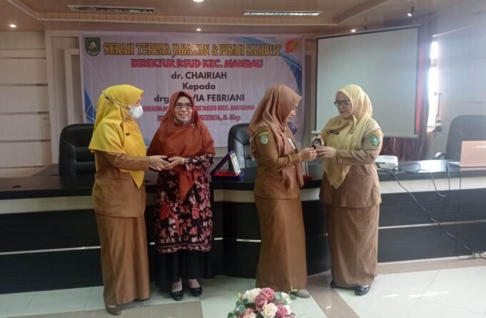 RSUD Mandau Gelar Sertijab dan Pisah Sambut Direktur di Lantai 5 RSUD Mandau
