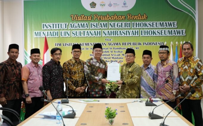 Visitasi Alih Status IAIN Lhokseumawe Menuju UIN Sultanah Nahrasiyah oleh TIM Kementerian Agama RI