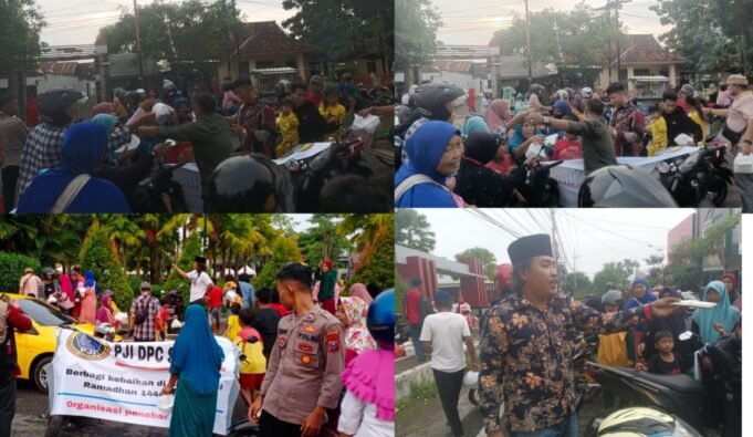 Berbagi Kebaikan di Jum’at Berkah, PJI Sumenep Bagikan Ratusan Takjil