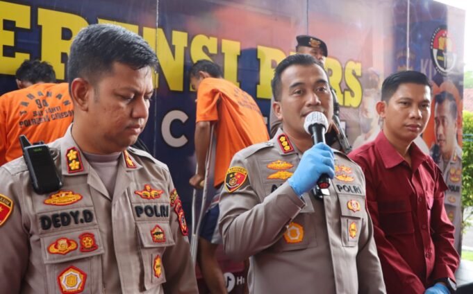 Polresta Cirebon Amankan Dua Pelaku Spesialis Pencurian Tabung Gas Elpiji