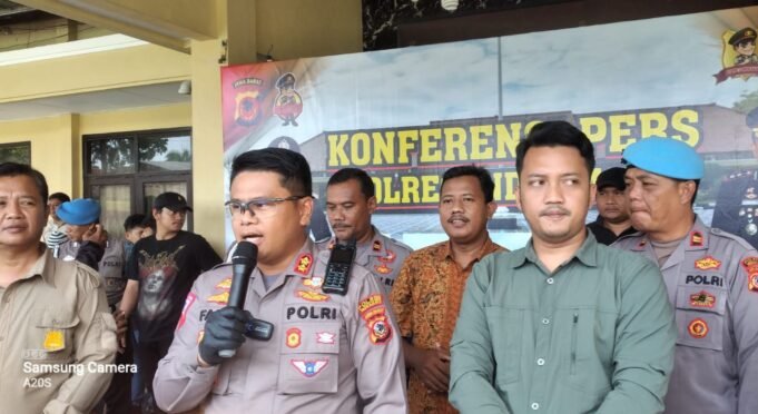 Mapolres Indramayu Gelar Konferensi Pers Ungkap Tawuran Berakibat Kematian
