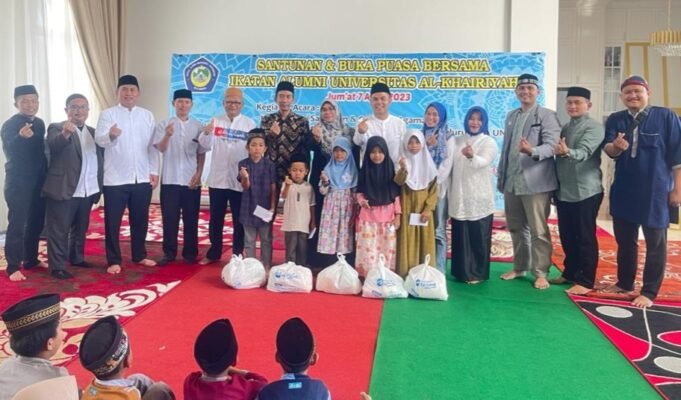 Berbagi Kebahagiaan, Ika Unival Gelar Santunan dan Buka Bersama Anak Yatim