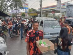1000 Lebih Takjil Gratis Di Bagikan Oleh Pemuda Pancasila PAC Depok Kabupaten Cirebon
