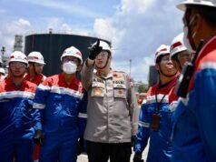 Kilang Minyak Pertamina Dumai Meledak, Kapolda Riau Tinjau Langsung Kelokasi