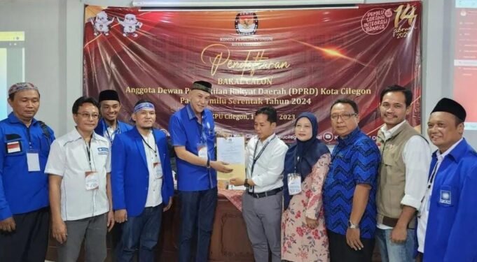 Hari Ke 12, PAN Daftarkan 40 Bacaleg Anggota DPRD Ke KPU Cilegon