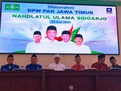 Ahmad Rizki Sadig Ketua DPW PAN Jatim Didampingi Khulaim Junaidi Sambangi Ketua PCNU Sidoarjo