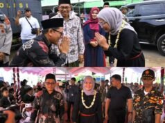 Bupati Nina Agustina Hadiri Haflah Akhirussanah Yayasan Al-Hidayah dan Wisuda Khotmil Qur’an Ponpes Pesantren Hidayatuttholibiin Desa Karanganyar