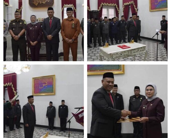 Lantik Aep Surahman Sebagai Penjabat Sekda, Bupati Nina: Jaga Kepercayaan yang Diberikan