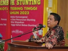 Optimalisasi Penanganan Stunting, Pj Wali Kota Tebing Tinggi Himbau Semua Stakeholder Terkait Ambil Bagian