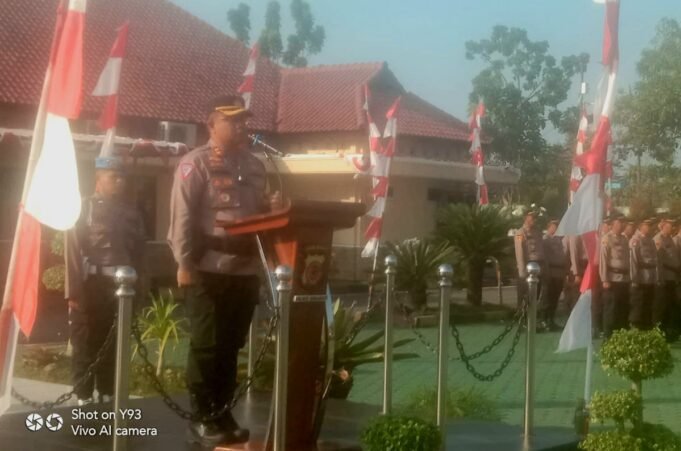 Polres Indramayu Laksanakan Apel Ops Patuh Lodaya 2023