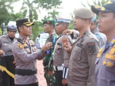 Apel Gelar Pasukan Operasi Patuh Lancang Kuning 2023 Polres Bengkalis