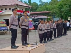 Upacara Sertijab Perpisahan Polres Nias Selatan