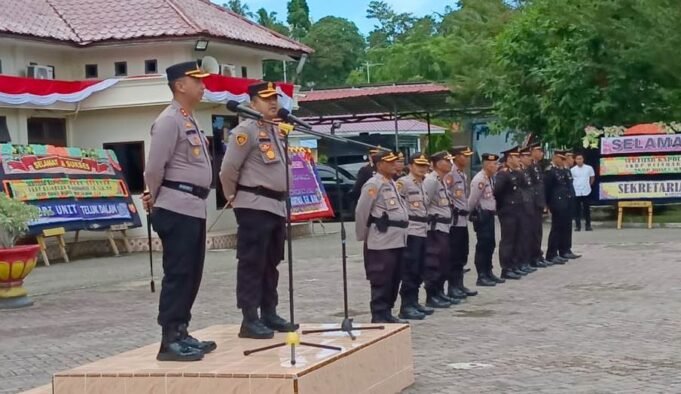 Upacara Sertijab Perpisahan Polres Nias Selatan